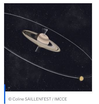 Saturne bascule à cause de ses satellites @CNRS